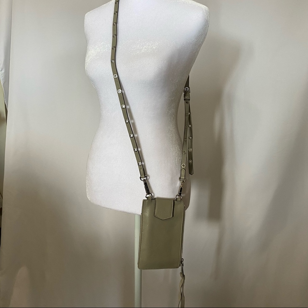 Aimee Kestenberg Leather Phone Crossbody with Screen Access